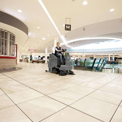 Karcher B 150 R in use shopping mall