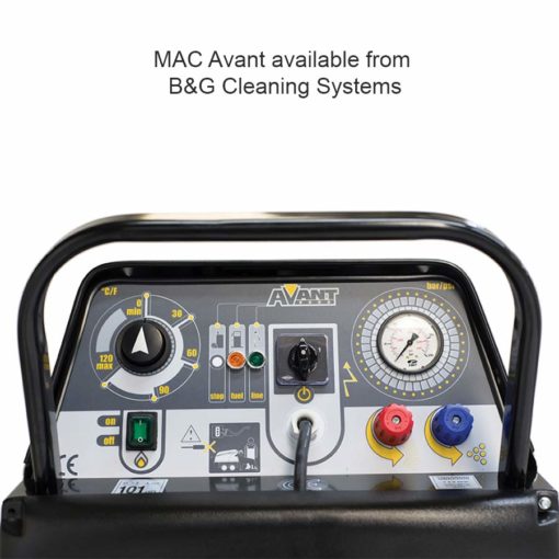 MAC Avant pressure washer controls