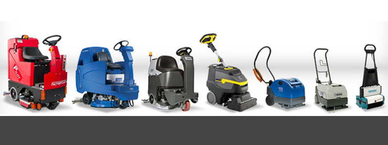 Scrubber dryers available from B&G