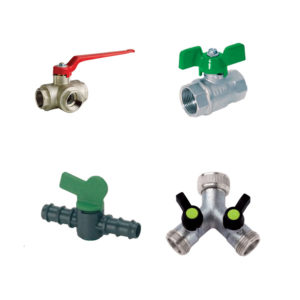 Ball valves and taps