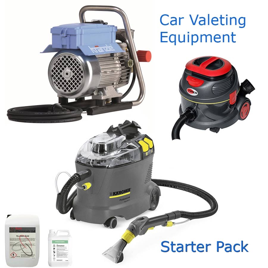 Vehicle Valeting Equipment Pack B&G Cleaning Systems Ltd