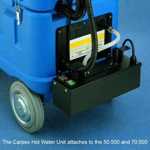 Carpex hot water unit for 50:500 and 70:500
