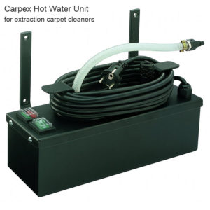Carpex hot water unit for extraction carpet cleaners