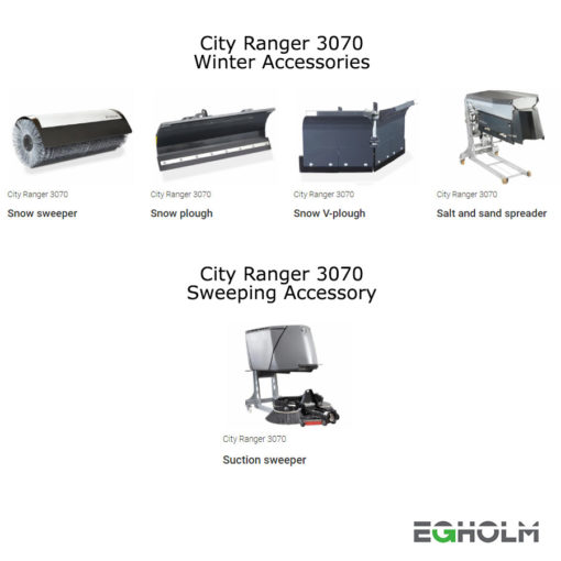 Egholm City Ranger 3070 accessories