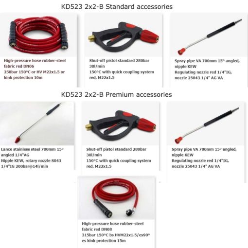 Ehrle KD523 accessories