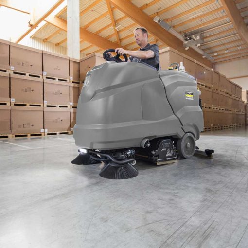 Karcher B 200 R scrubber dryer warehouse floor cleaning machine