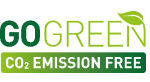 MAC Go Green CO2 emission free logo