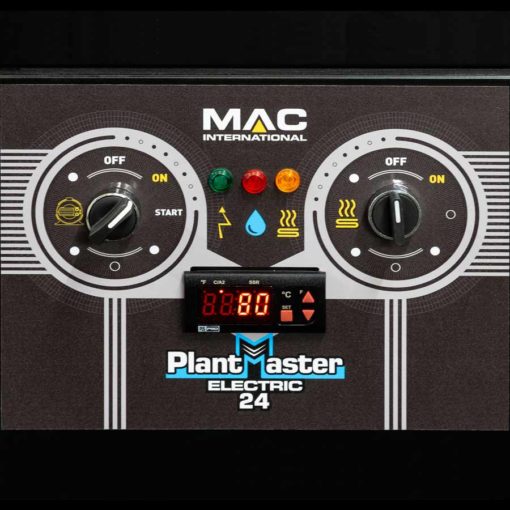 MAC Plantmaster Electric static pressure washer control panel