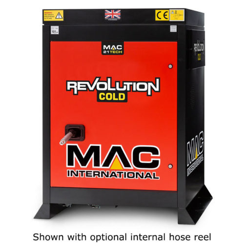 MAC Revolution Cold static pressure washer with internal hosereel