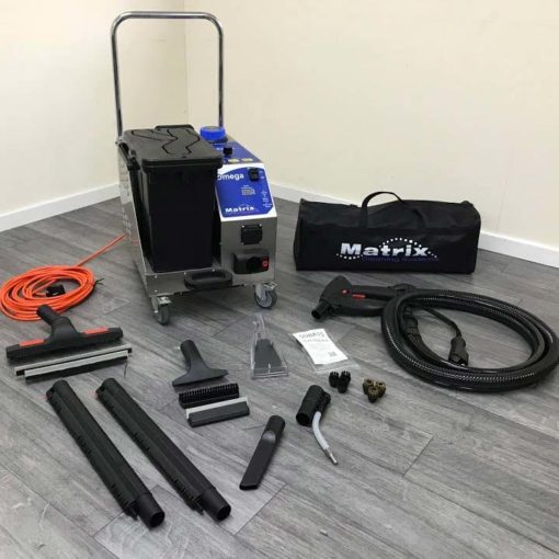 Matrix Omega steam cleaner with accessories