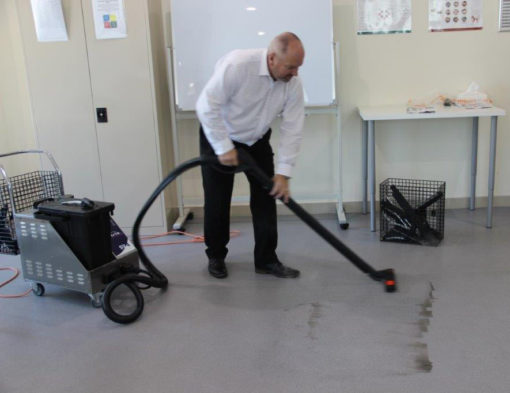 Matrix steam cleaner & vac in use image