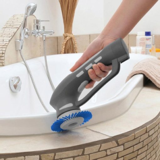 MotorScrubber Handy In Use cleaning bathroom