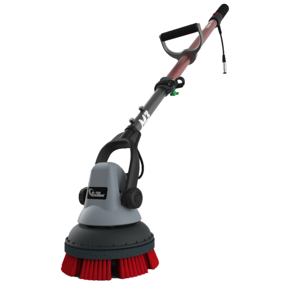 SHOCK Small Floor Scrubber Cleaning Machine, Starter Kit | MotorScrubber