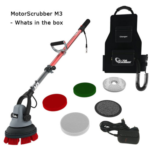 MotorScrubber M3 in use - floor cleaning