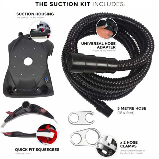 MotorScrubber Suction Kit contents