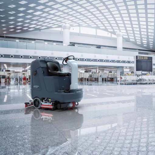 Nilfisk SC5000 Floor Scrubber - airport floor cleaner