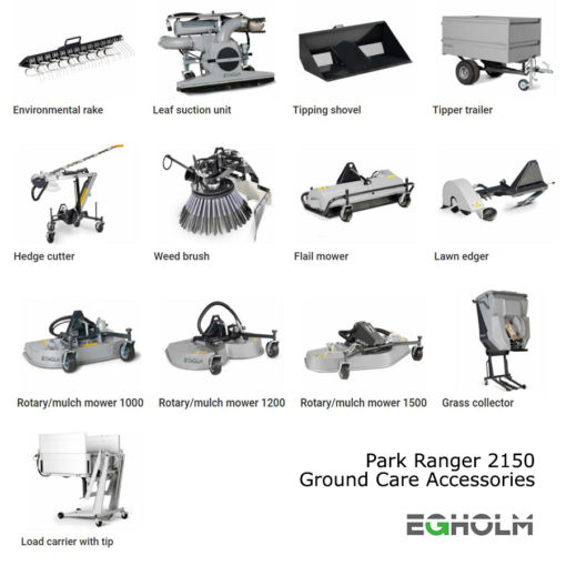 Egholm Park Ranger 2150 ground care accessories