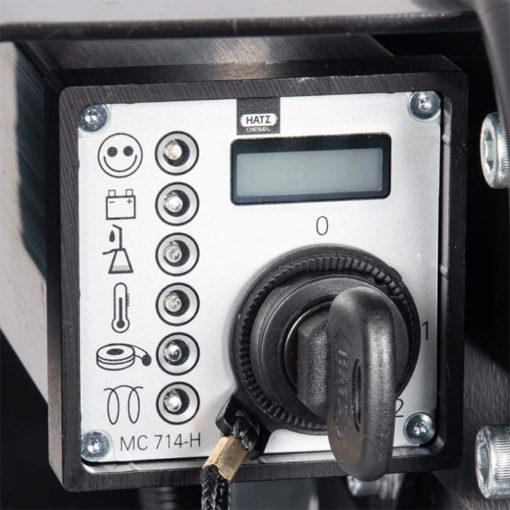 Thor Black Edition diesel pressure washer - control panel