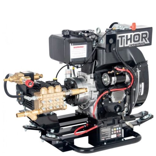Thor Black Edition Skid diesel pressure washer