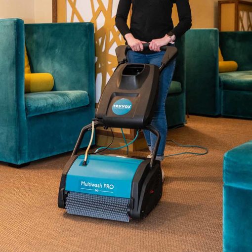 Truvox Multiwash PRO Floor Cleaner in use